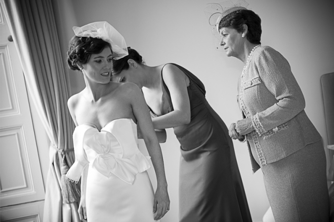 wedding dress fitting